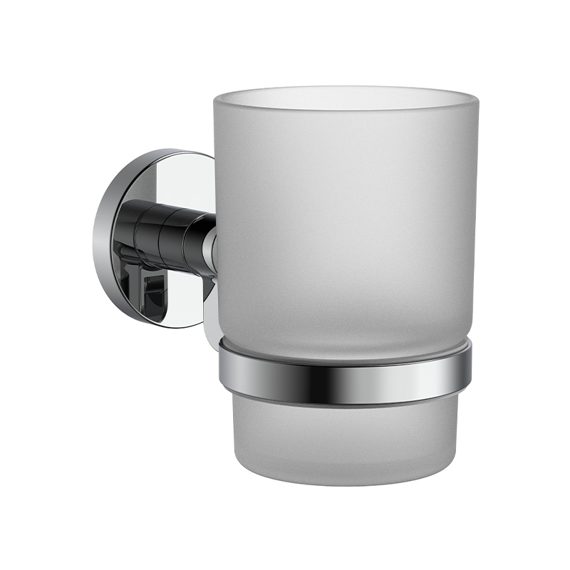 194051 Krom Stand Cam Diş Fırçası Tutucu Tumbler Tutucu Banyo Aksesuarları
